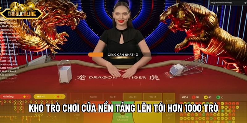 Kho trò chơi của nền tảng lên tới hơn 1000 trò Kho trò chơi của nền tảng lên tới hơn 1000 trò